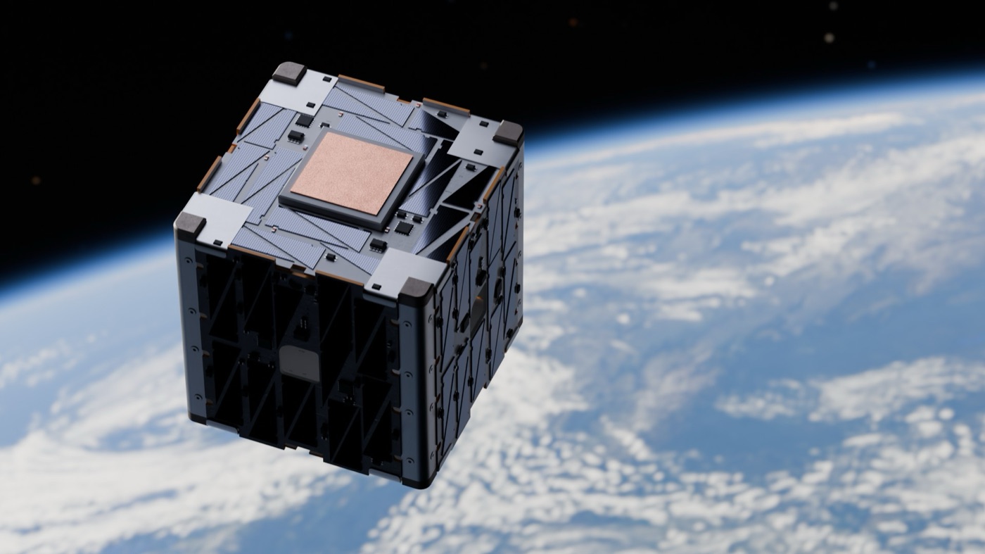 CubeSat in orbit