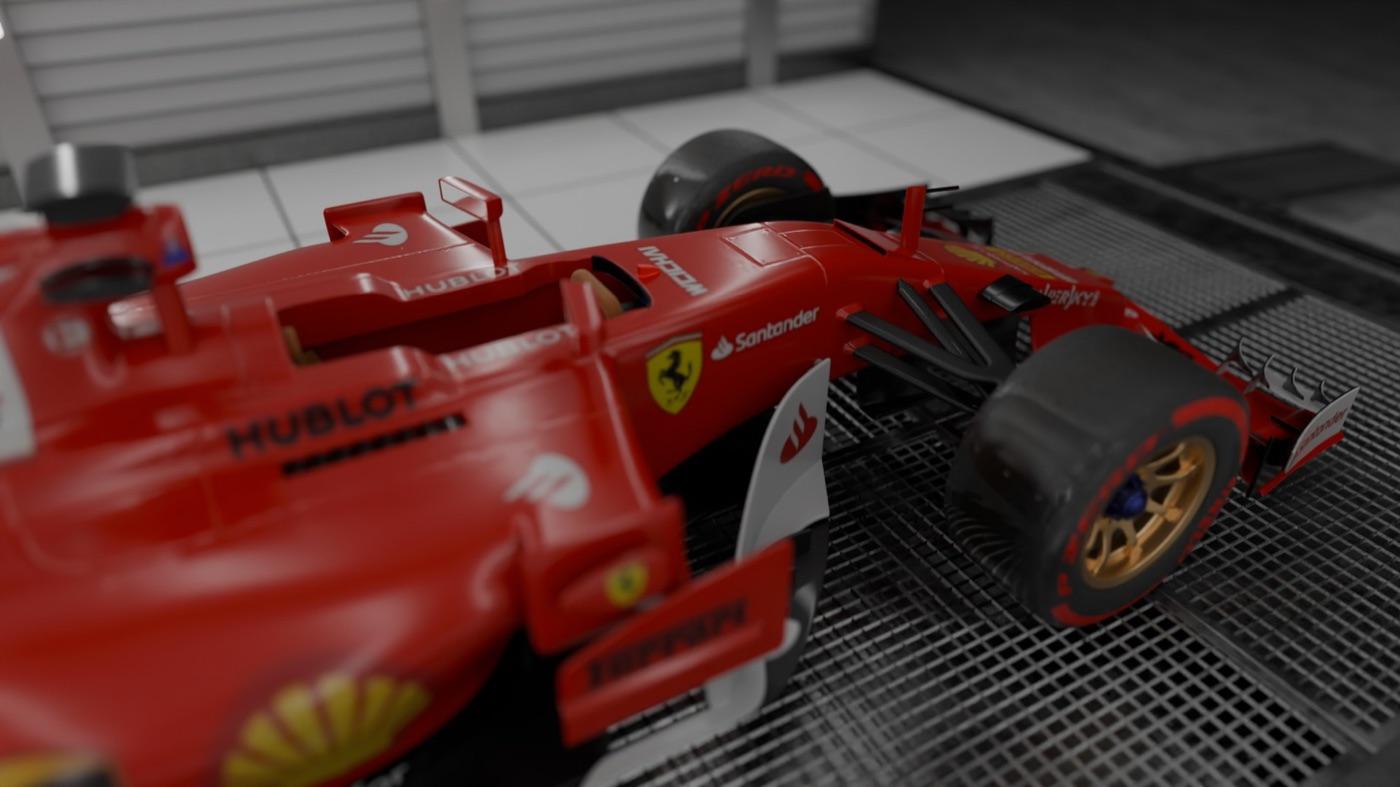 Formula 1 race car